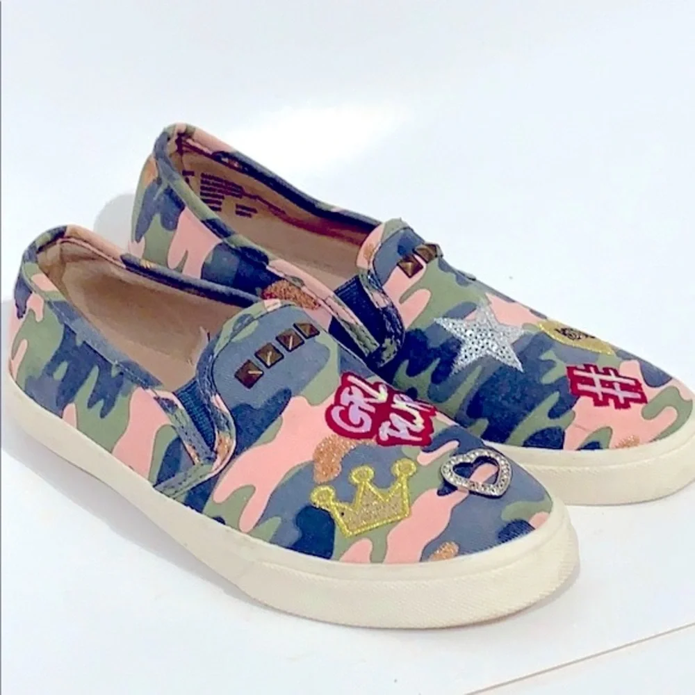 The Children’s Place Camo GRL Power Slides SZ3